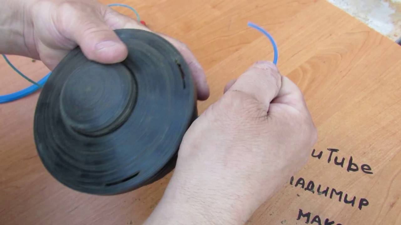 Как открыть катушку у триммера. как правильно заправить леску в катушку триммера ― каталог садовой техники