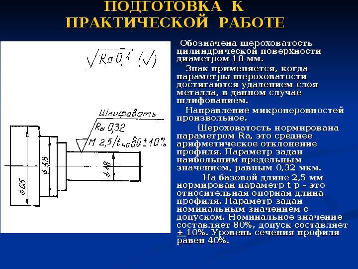 Что такое ra на чертеже